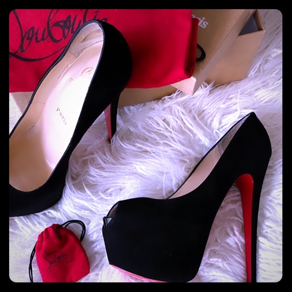 CHRISTIAN LOUBOUTIN HIGHNESS 160 peep toe 39.5 - Picture 2 of 6